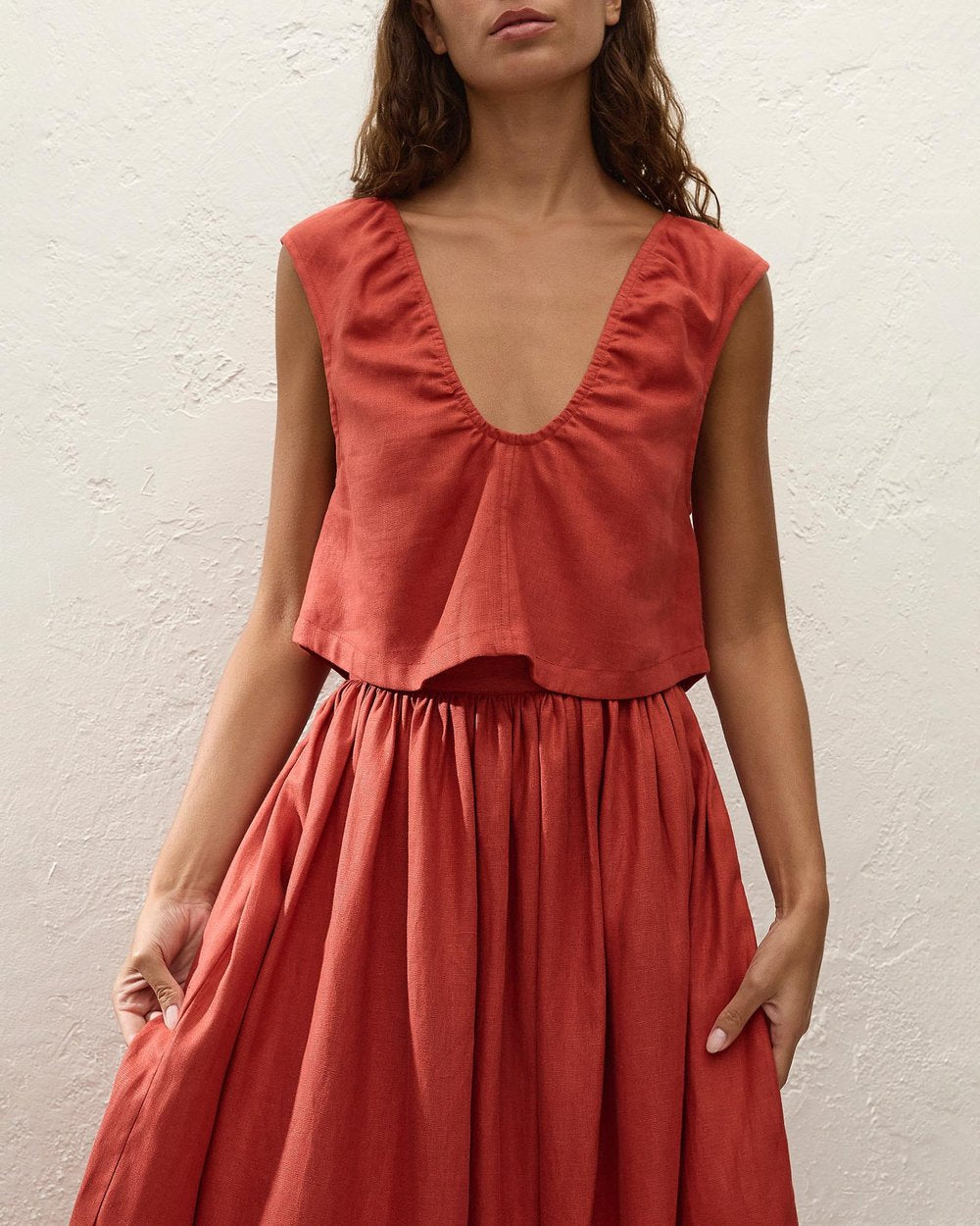 PERLA TOP - DUSTYTOMATO