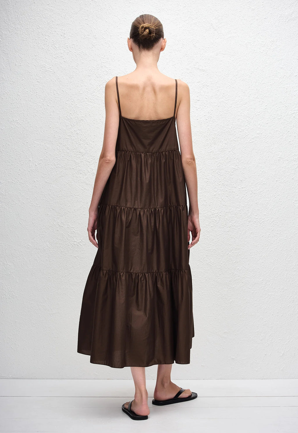 TIERED SUNDRESS - CHOCOLATE