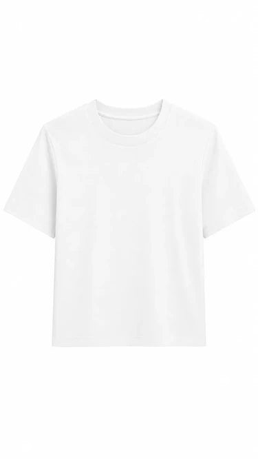 ATLAS CREWNECK TEE - WHITE