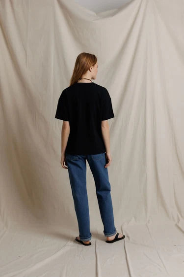 CAMRYN OVERSIZED TEE - BLACK