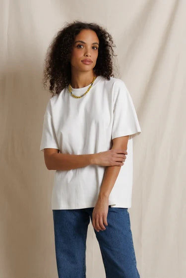 CAMRYN OVERSIZED TEE - WHITE