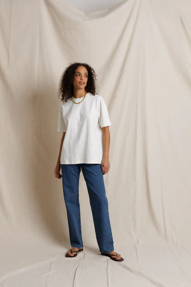 CAMRYN OVERSIZED TEE - WHITE