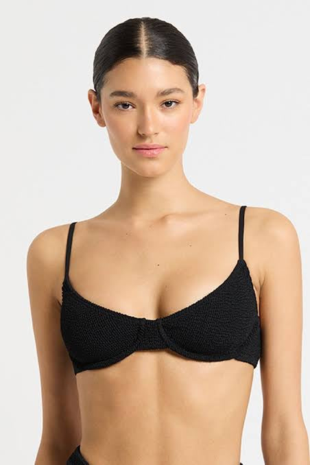 THE GRACIE BALCONETTE - BLACK ECO