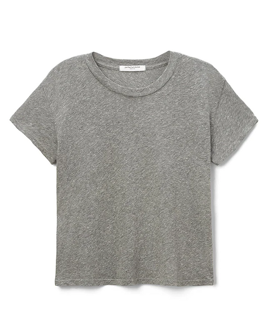 HARLEY BOXY CREW - HEATHER GREY