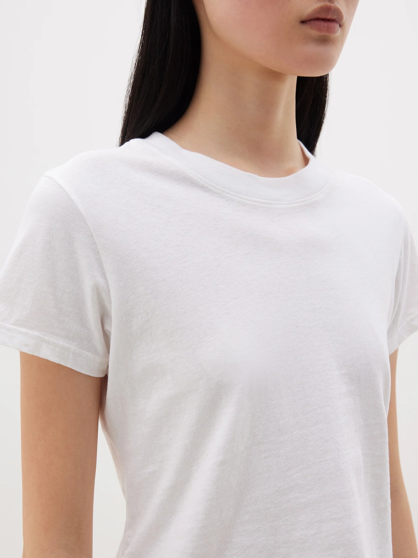 RAW EDGE BABY TSHIRT - WHITE