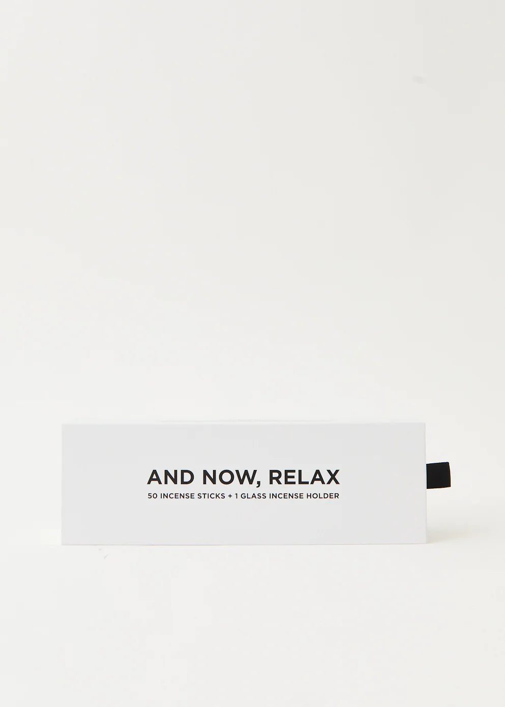 AND NOW RELAX INCENSE SET - LA CHAPELLE/BLACK PEBBLE