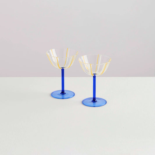 2 GRAND SOLEIL COUPES - AZURE / YELLOW