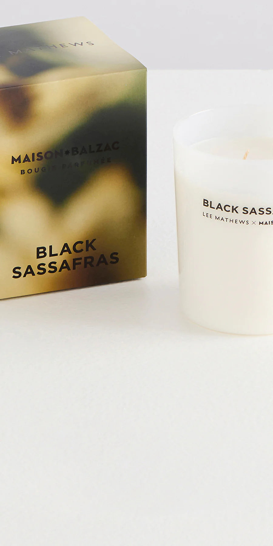 BLACK SASSAFRAS CANDLE - LARGE