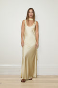 SCOOP NECK MAXI - BUTTER YELLOW