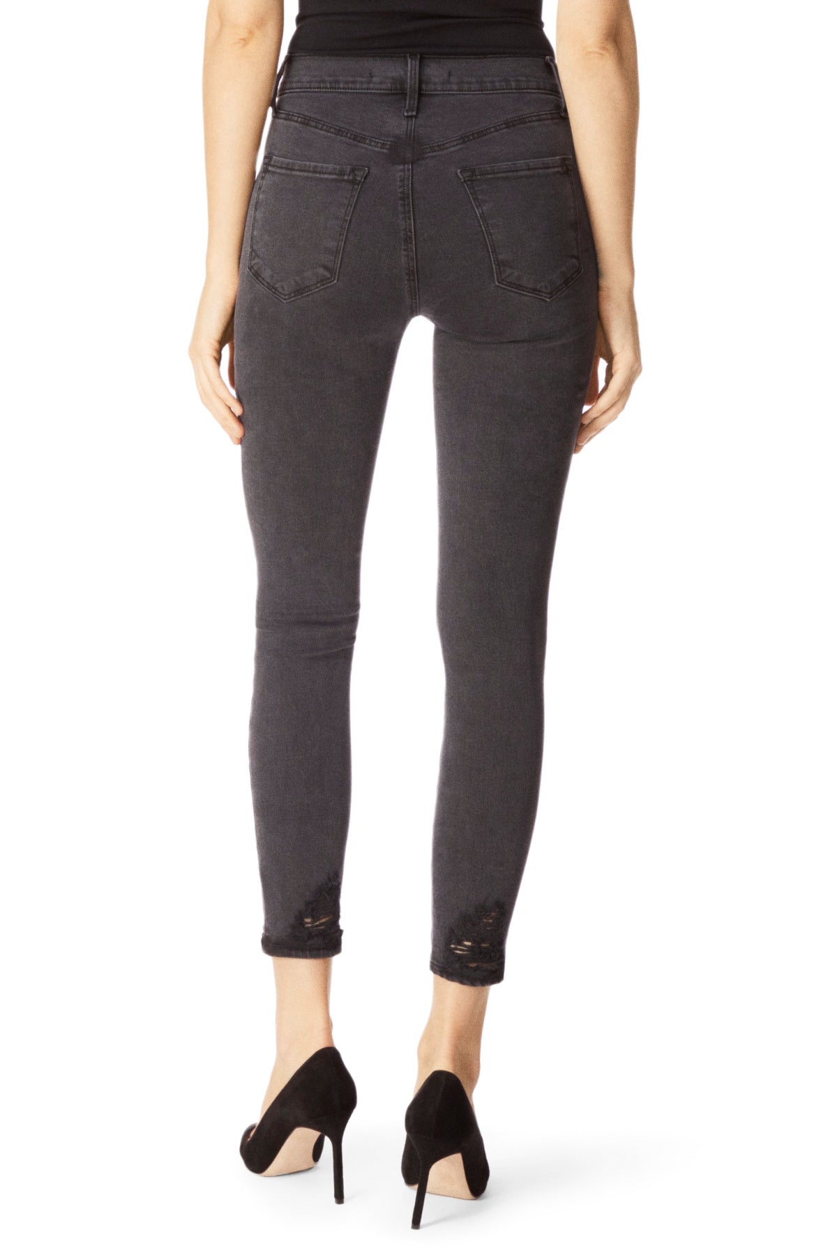 ALANA HIGH RISE CROP SKINNY - BELLATRIX DESTRUCT