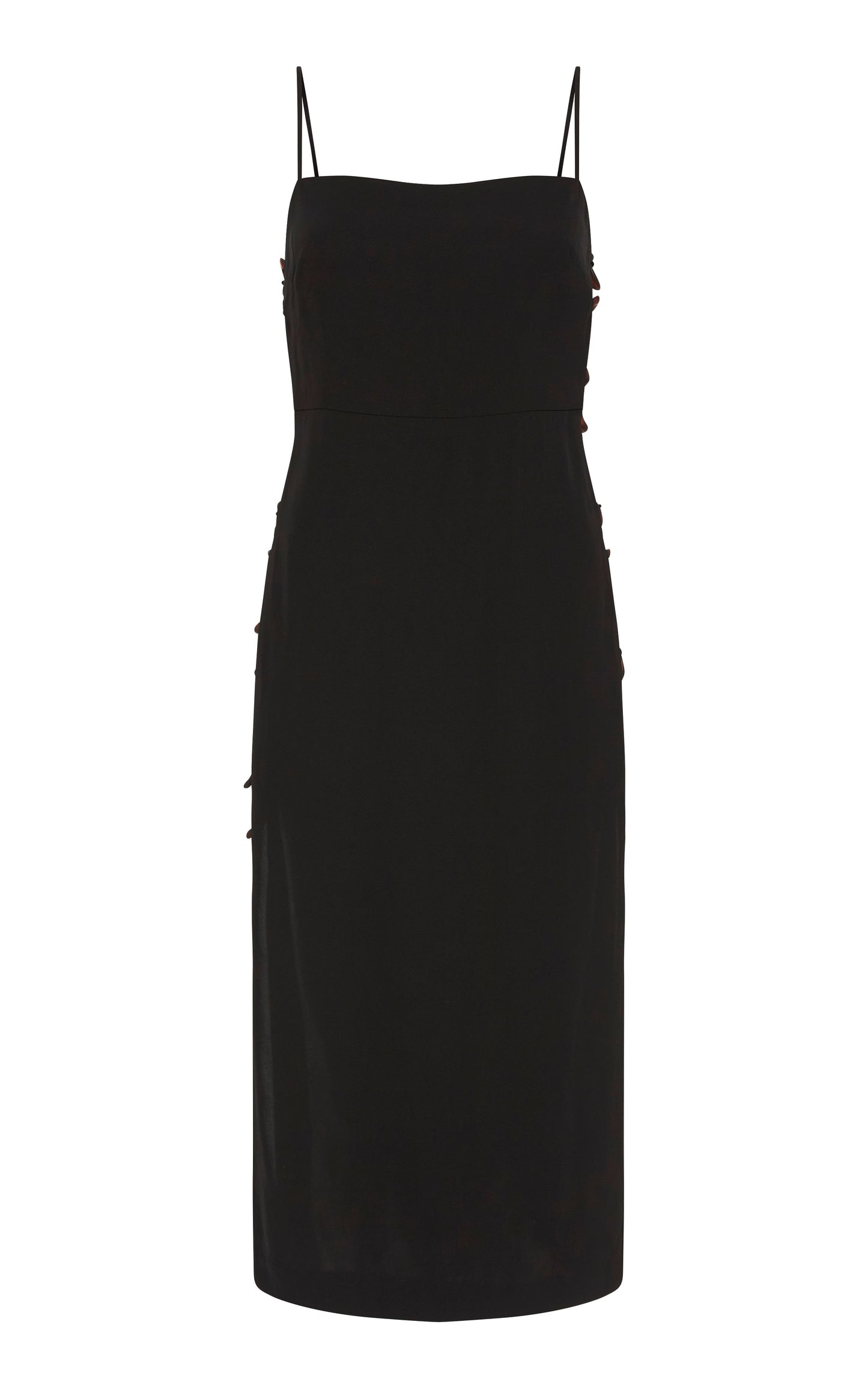 LINK DETAIL DRESS - BLACK