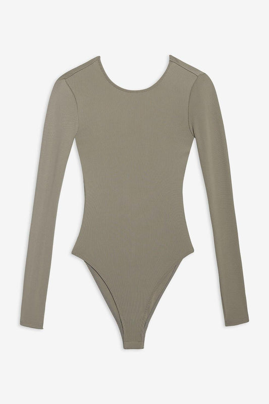 LANE BODYSUIT - KHAKI