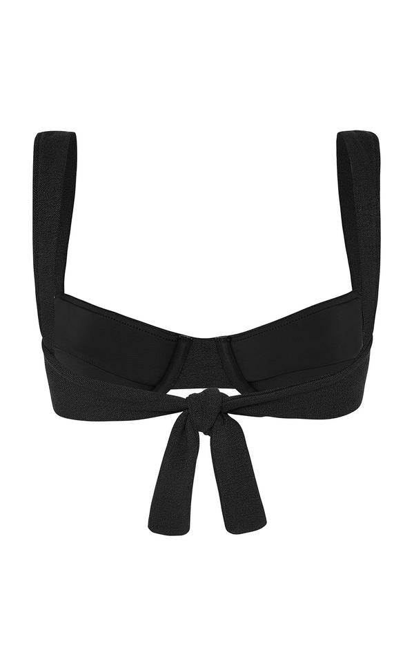 ELLA TOP BOUCLE - BLACK