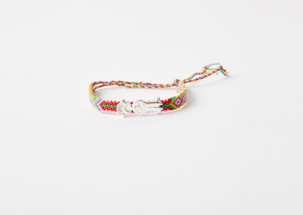 PYRAMID OF THE SUN FRIENDSHIP BRACELET - SILVER