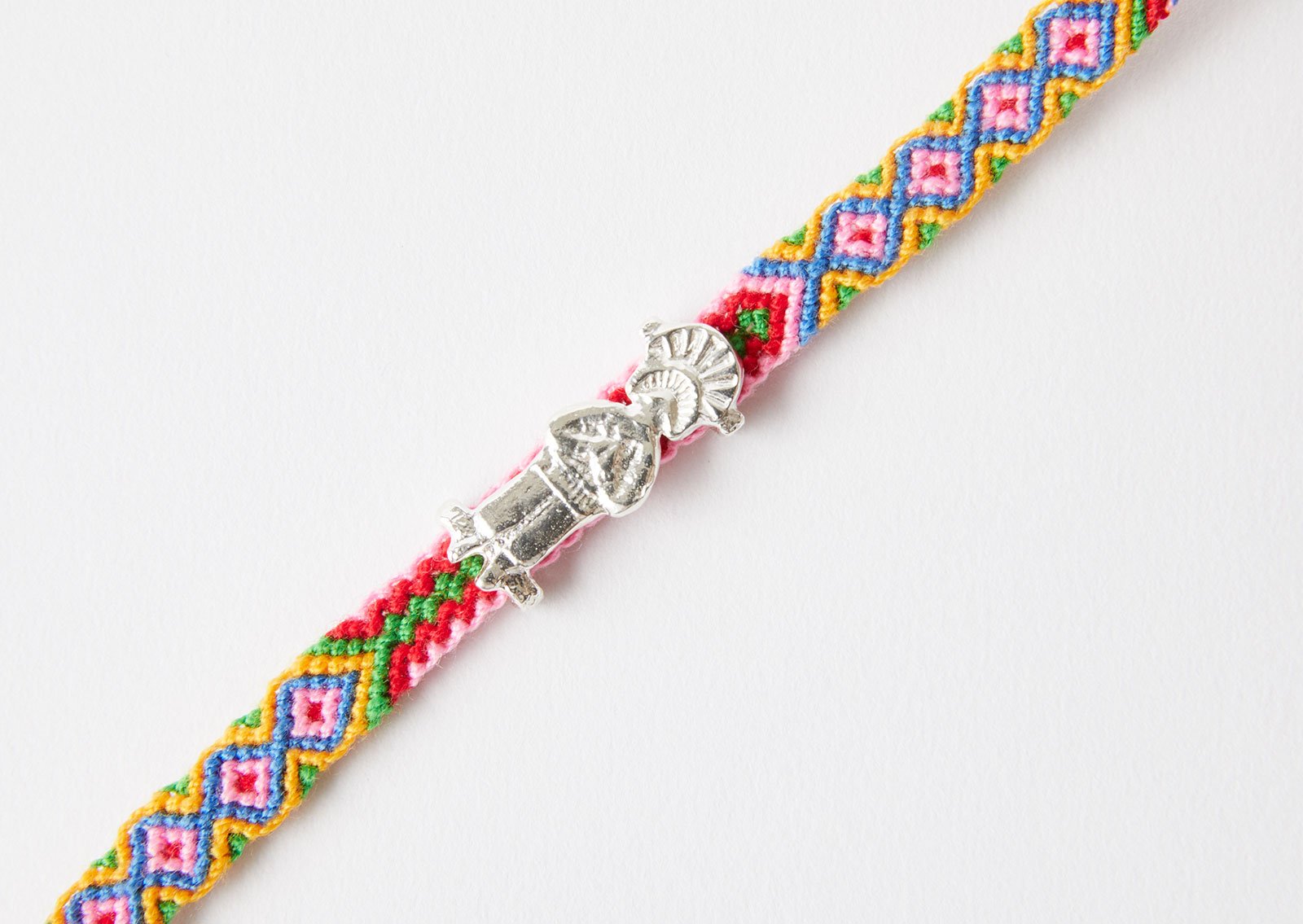 PYRAMID OF THE SUN FRIENDSHIP BRACELET - SILVER