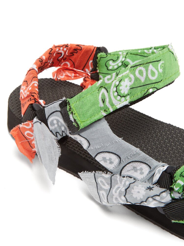 TREKKY BANDANA SANDAL - MIX GREEN