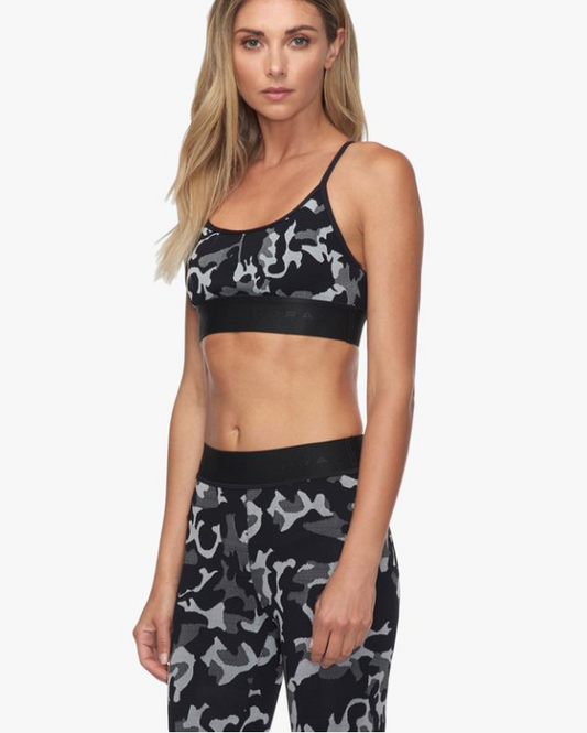 SWEEPER BRA - BLACK CAMO