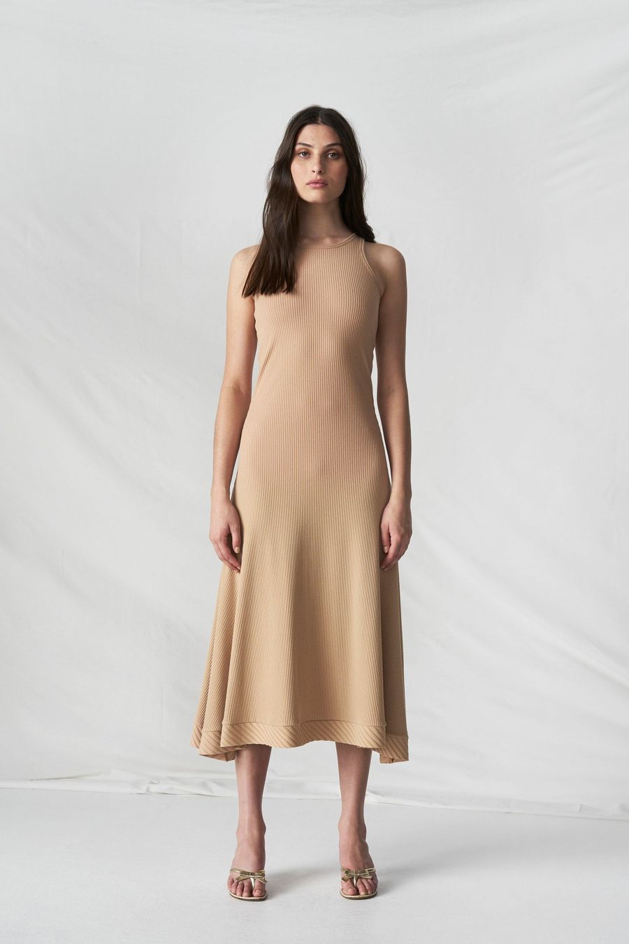 COURAGE AND ENDURANCE DRESS - CAMEL