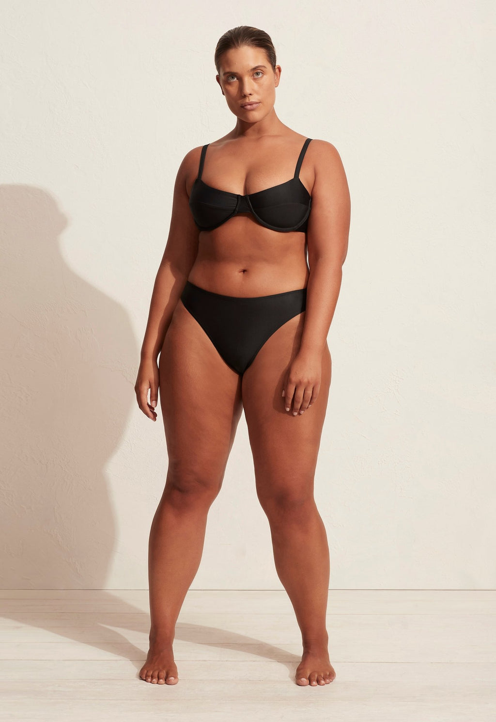 BALCONETTE TOP - BLACK