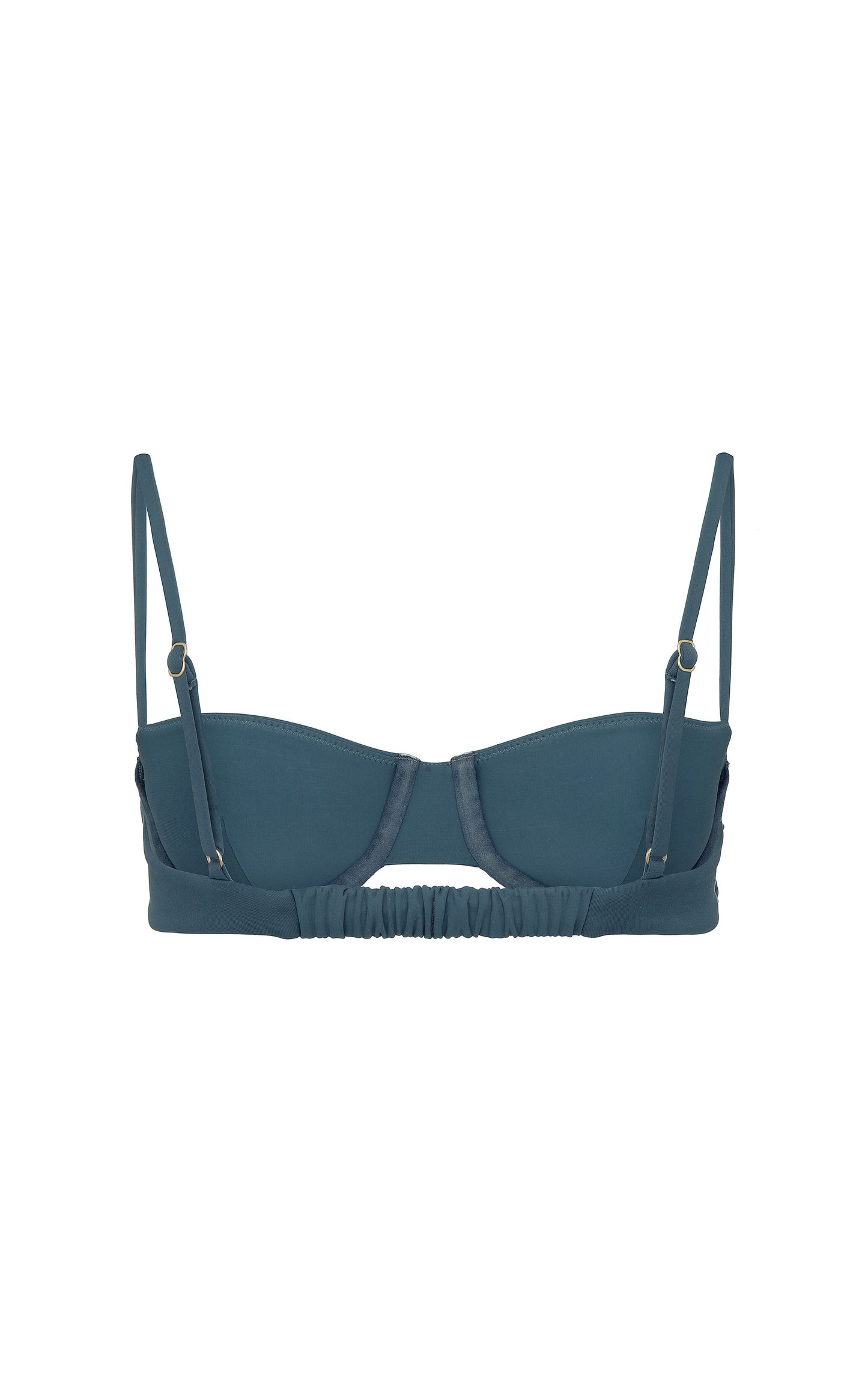 BARDOT BALCONY TOP - MIDNIGHT BLUE