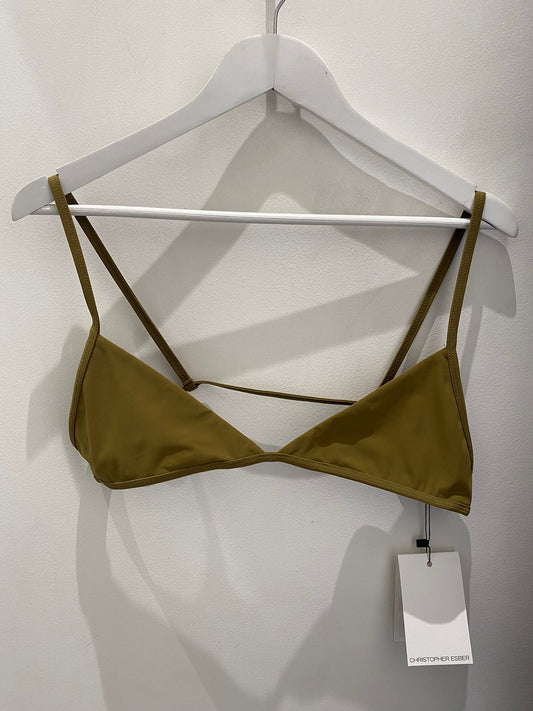 COMPACT TRIANGLE BIKINI TOP - KOMBU