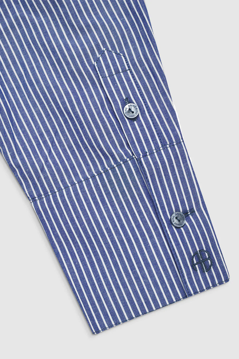 MIKA SHIRT - BLUE AND WHITE STRIPE