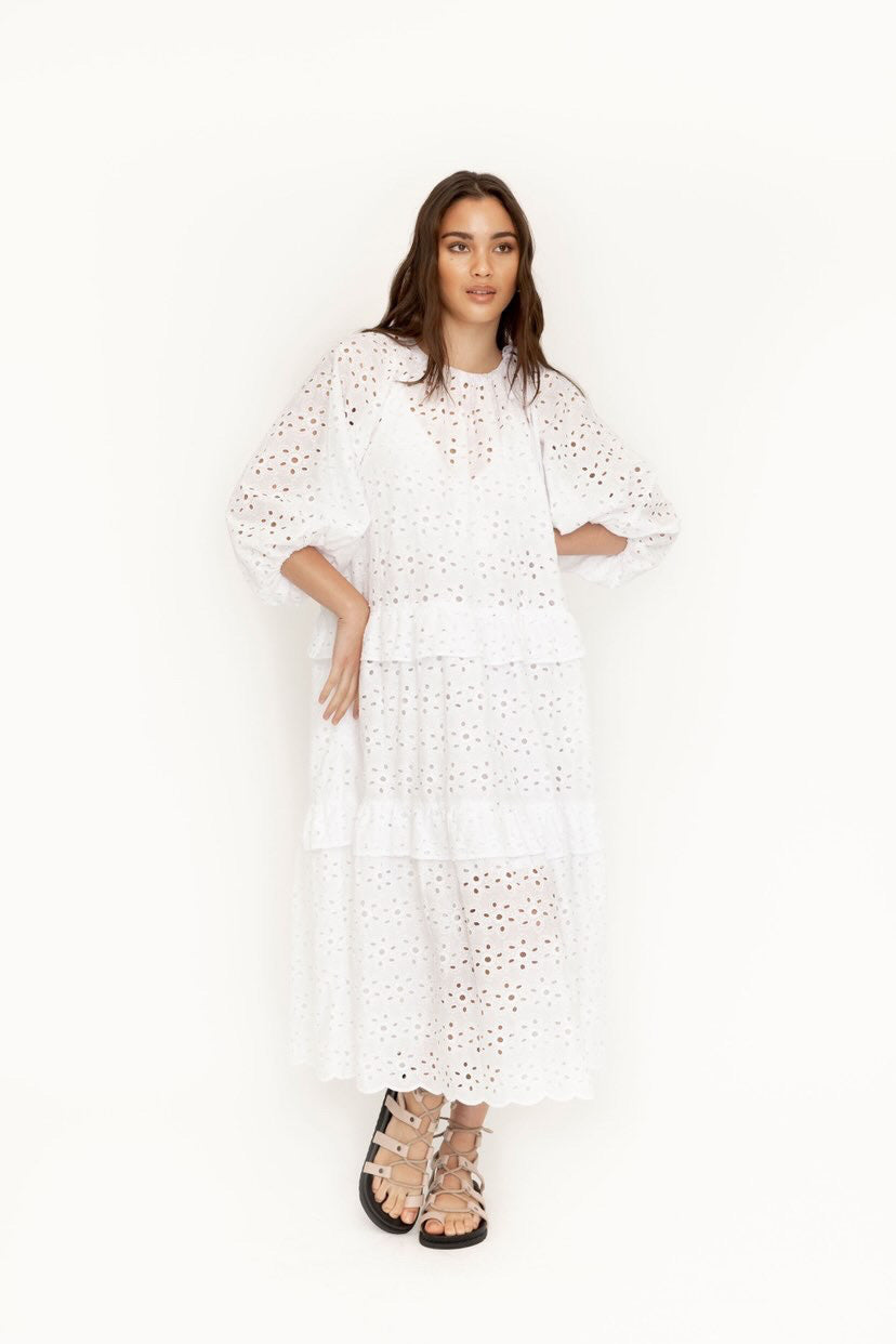 LOLA MAXI - BRODERIE ANGLAISE