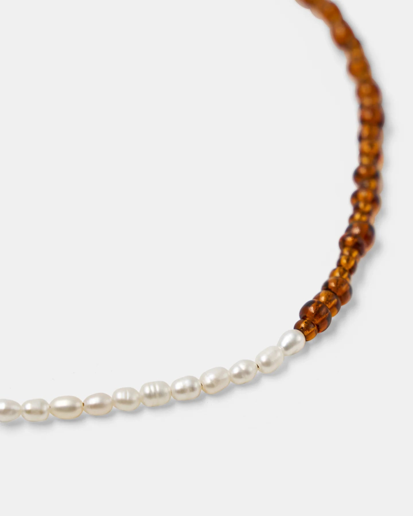 TOFFEE PEARL CHOKER - GOLD