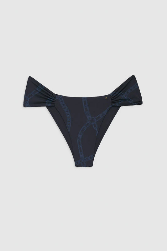 NAYA BIKINI BOTTOM - NAVY LINK PRINT