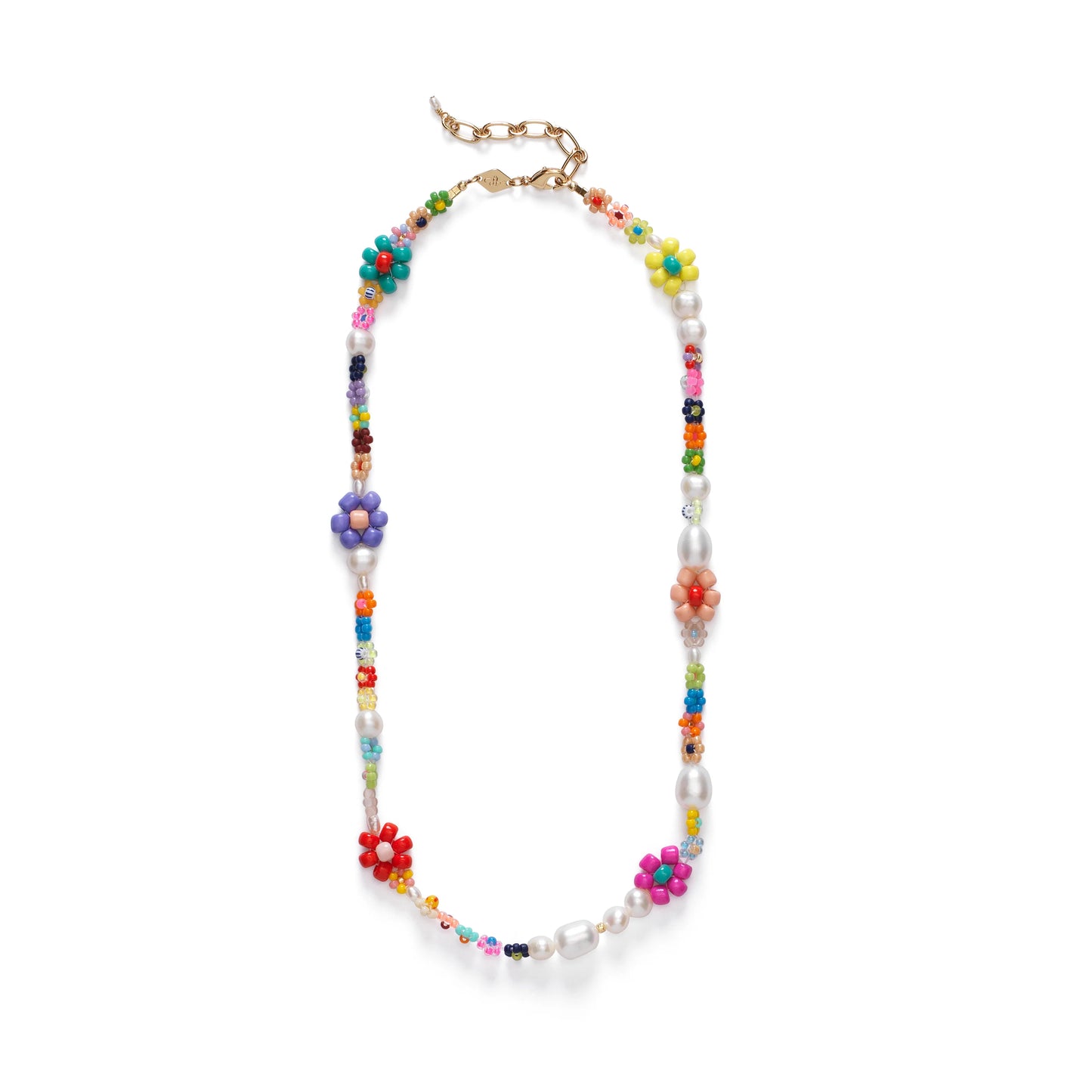 MEXI FLOWER NECKLACE - MULTI