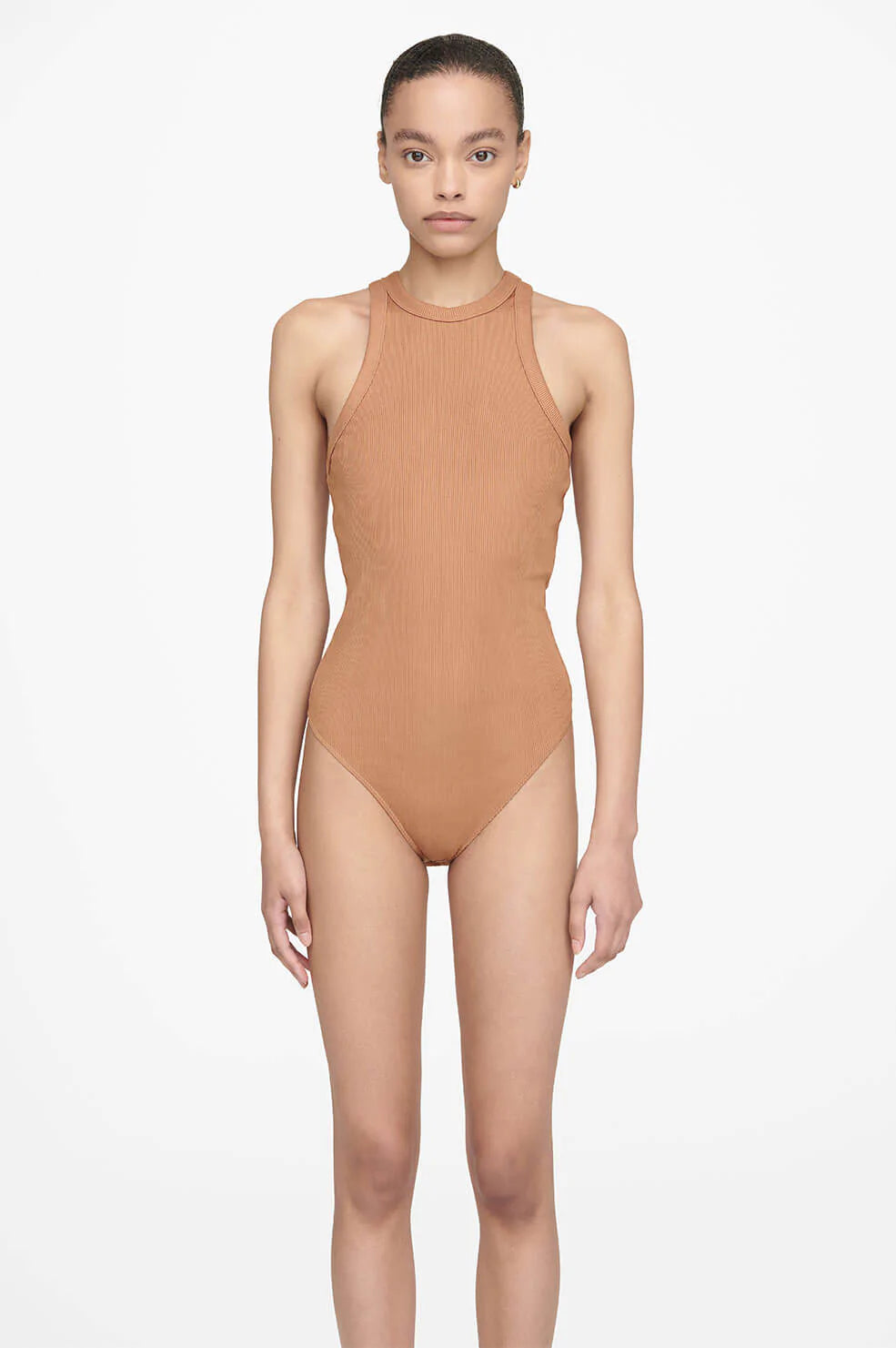 TY BODYSUIT - CAMEL