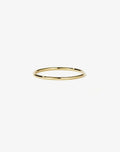 1MM HALO BAND RING - GOLD