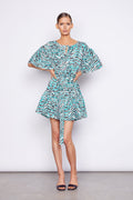 STEVIE DRESS - MERCURY ZEBRA